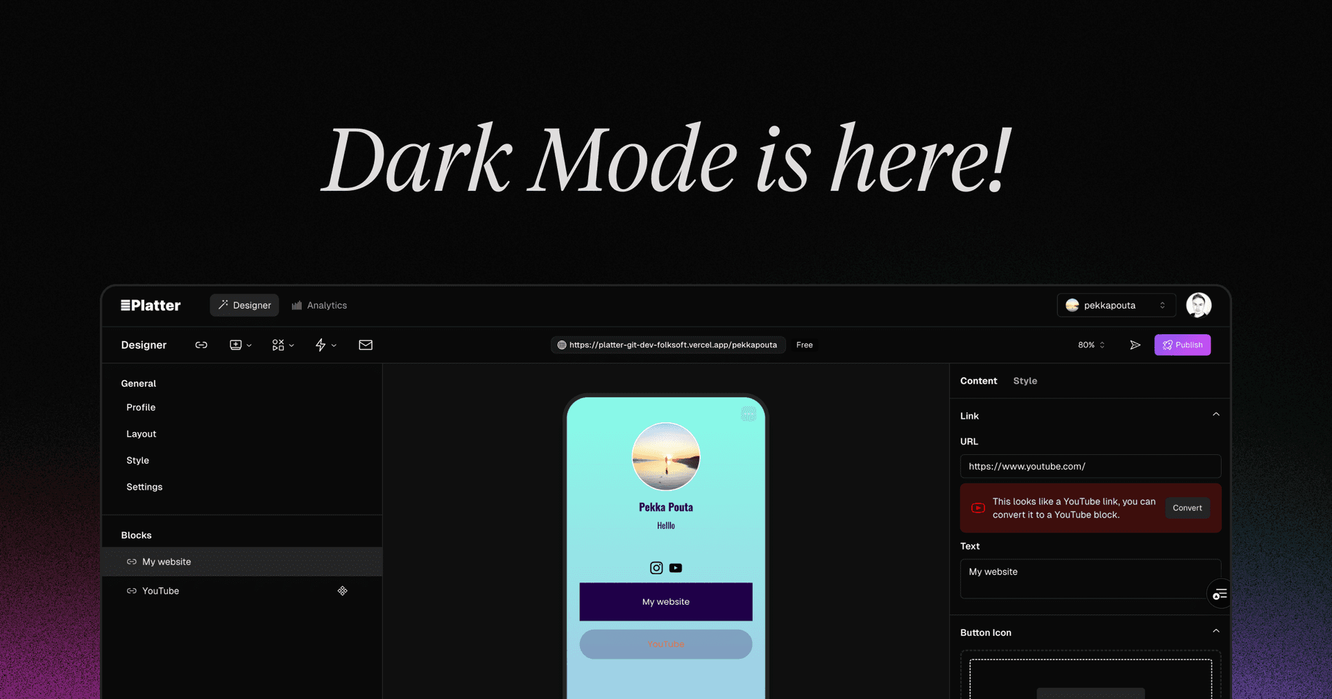Welcome to the Dark Side!